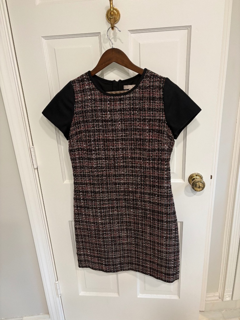 Banana Republic Tweed short Sleeve Shift Dress